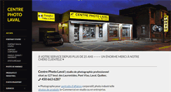 Desktop Screenshot of centrephotolaval.com