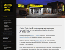 Tablet Screenshot of centrephotolaval.com